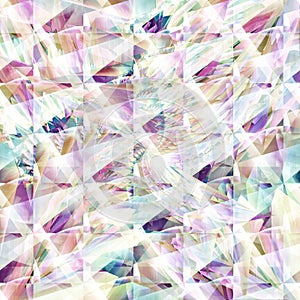 Multi colored geomatry shaped seamless unmanaged pattern