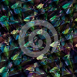 Multi colored geomatry shaped seamless unmanaged pattern