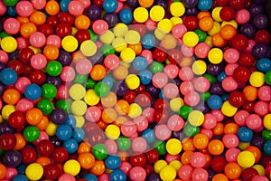 Multi colored gumballs photo