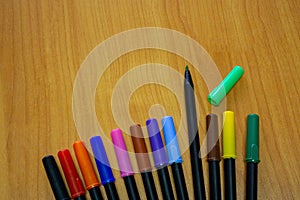 Multi-colored Meiji pens