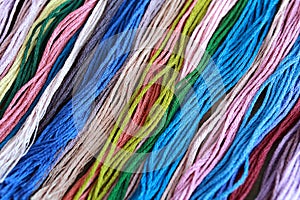 Multi-Colored Mouline Threads