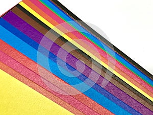 Multi-colored Paper Selection