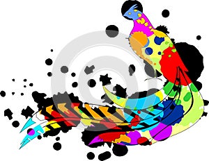 Multi colored pheasant