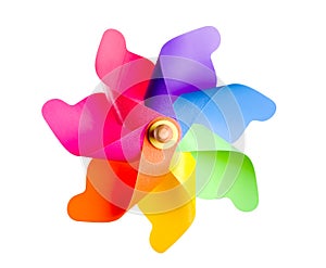 Multi Colored Pinwheel photo