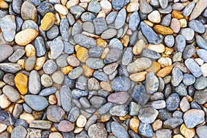 Colored river pebbles for use as a background