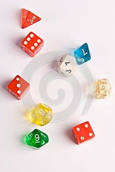 Role Play style dice photo