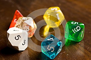 Role Play style dice