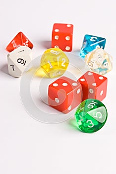 Role Play style dice photo