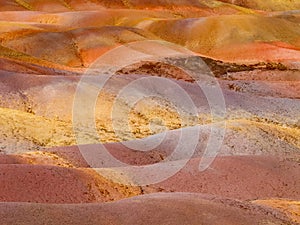 Multi Colored Sand Dunes of Chamarel