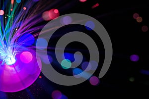 Multi-colored splash bokeh effect background