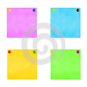 Multi-colored stickers.Vector illustration.