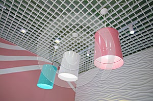 Multi-colored stylish lamps
