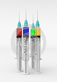 Multi Colored Syringes