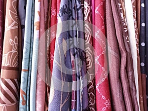 Multi colored textiles
