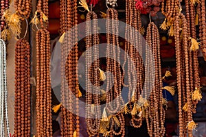 Multi-colored wooden indian prayer beads for market 2