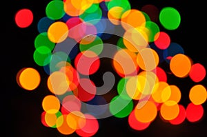 Multi-coloured balls