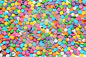 Multi-coloured balls