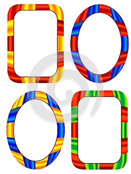 Multi-coloured frames