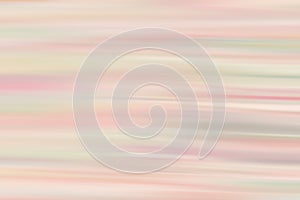 Multi coloured pastel abstract horizontal  motion effect blurred background. Blurry abstract design. Pattern can be used as a