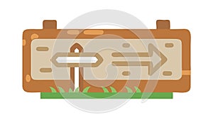 Multi-Directional Signpost, Pathfinding Navigation, vector design Generative AI