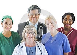 Multi-Ethnic Group of Doctors