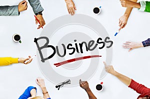 Multi-Ethnic Group of People and Business Concept