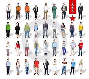 Multi-Ethnic Group of People and Diversity in Careers