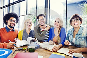 Multi-Ethnic Group of People Working Together