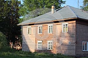 Multi-family residential wooden house, Zelenogorsk