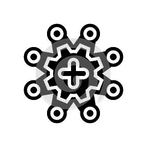 multi functional design glyph icon vector illustration