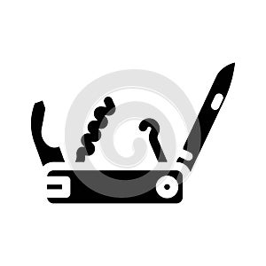 multi functional glyph icon vector illustration
