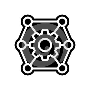 multi functionality glyph icon vector illustration