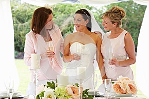 Multi Generation Women At Wedding