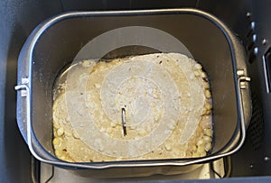 Multi-grain bread mix in a bread maker