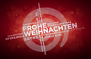 Multi Language Christmas Greeting Design