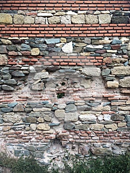Multi layer wall at Histria Citadel photo