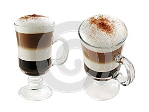 Multi-layered coffee