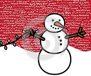 Multi-lingual Christmas Scene