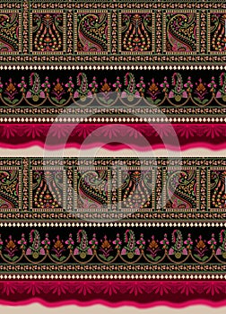 multi patterns with colorful sari design for textile printed and u can use texture, graphic, background