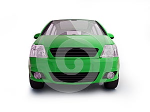 Multi-purpose green vehicle front view