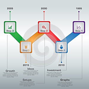 Multi Purpose Infographic Vector Design Template