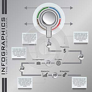 Multi Purpose Infographic Vector Design Template
