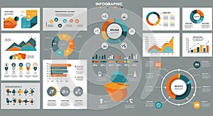 A multi-section infographic with various data visualization elements, including photo