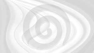 Multi smooth lines soft fabric abstract  curve decorative white background. Textile modern style full frame no people