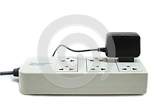 Multi socket with connected power Strip with a bunch of plugs