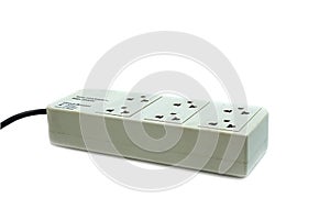 Multi socket with connected power Strip with a bunch of plugs