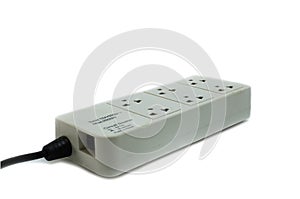 Multi socket with connected power Strip with a bunch of plugs