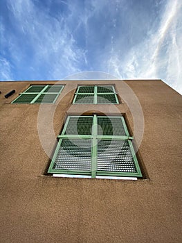 Multi-storey buildings and architectural walls, the beauty of the windows. Very good color match!