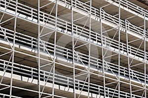 Multi-storey car park building facade