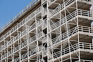 Multi-storey car park building facade